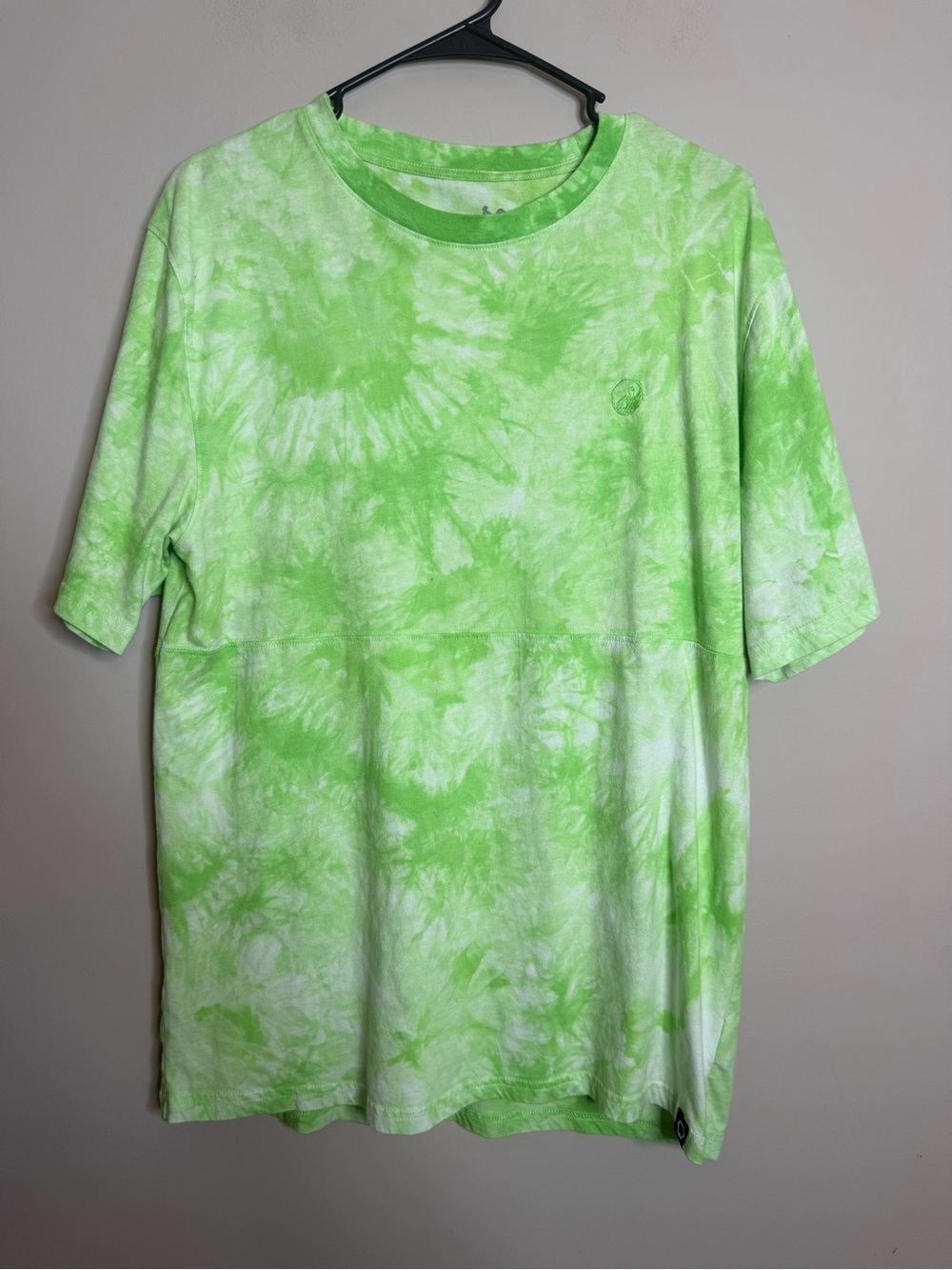 EMPYRE Men's Large Lime Green Tie Dye‎ Graphic T-Shirt